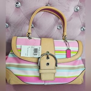 SOLD ON ANOTHER SITE - Coach Y2K Soho-Hampton Vachetta Multi Color Bag